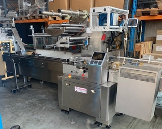 Flowpackmachine dubbel kops sealbeitel Tehama, VSS-33-03, grijs